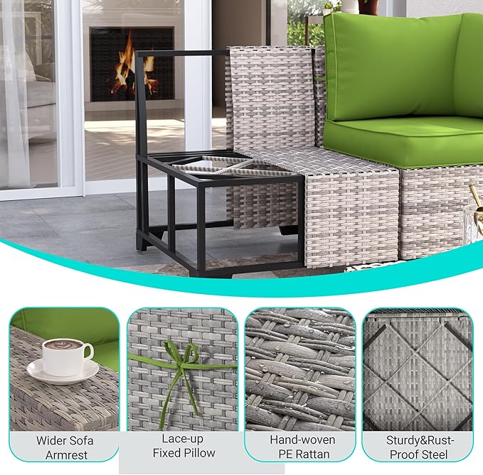 15-Piece Outdoor Patio Furniture Set - Image 4