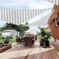 Patio Paradise 11' x 11' x 11' Sun Shade Sail Triangle Canopy Shade Cloth by Patio