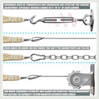 Amgo Custom Size 15' x 16' x 21.9' Red Right Triangle Sun Shade Sail UPF50+ - Image 3