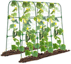 Garden Trellis for Climbing Plants Outdoor, Cucumber Trellis for Raised Bed by OTOSUNNY