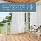 TOWN & COUNTRY BASICS Cabana Solid Heavyweight Indoor Outdoor Curtains - Image 9