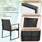 FDW | 3-Piece Patio Furniture Set | Khaki |Outdoor Wicker Furniture - Image 4
