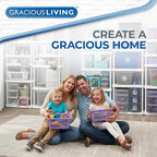 Gracious Living 4 Shelf Knect-A-Shelf Ventilated Light Duty Storage Home - Image 6