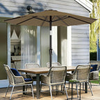 AreShark 9 FT Patio Umbrella for Outdoor, Outdoor Table Umbrella - Image 2