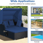 Tangkula Patio Rattan Daybed - Image 9