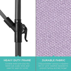 Best Choice Products 10ft Offset Cantilever Hanging Market Patio Umbrella - Image 6