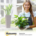 Outsunny 23.6 Inch Tall Planters - Image 9