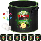 3 Gallon Grow Bags 6 Pack by Createagardenyoulove