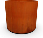 PLANTERCRAFT Corten Steel Metal Planter Box, Round Sizes, Modern Garden Steel by Plantercraft