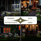 Garden Decor Solar Outdoor Lights, Waterproof Solar Powered Garden Decorative - Image 4