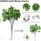 Artificial Fake Outdoor Plants for Spring Summer Decoration, 12 Bundles Fake - Image 6