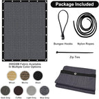 Artpuch 90% Sun Shade Cloth, 10 x 20 FT Pergola Shade Cover Canopy - Image 7