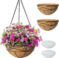 2 Pack 14 Inch Hanging Flower Baskets by KarlliuHOMEGARDEN