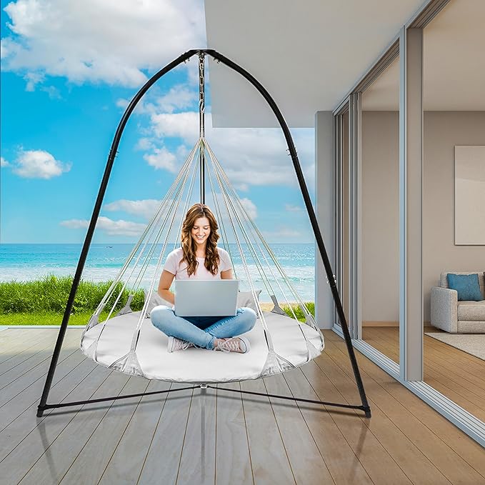 Sorbus 56" Stylish Hanging Swing Nest - Image 2