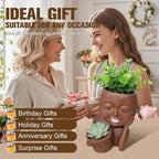 Face Double Plant Pot - Image 5
