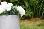 Kante 15.3" Dia Round Concrete Planter, Outdoor Indoor Large Plant Pots - Image 15