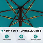 AreShark 7.5FT Patio Umbrella Table Market Umbrella - Image 7