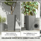 Outsunny 22.8 Inch Tall Planters - Image 8