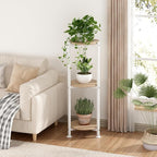 Plant Stand Indoor Corner Tall 3 Tier Metal Modern Flower Storage Plant Shelf - Image 2