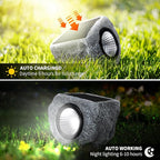 Solar Rock Lights Outdoor 2 Pack, Bright Solar Spotlights Outdoor Waterproof - Image 4