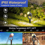 Landscape Lighting, 3W 12V Extendable Low Voltage 6 in 1 Landscape Lights - Image 3