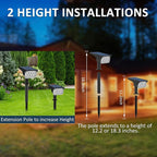 T-SUNUS Green Solar Spot Lights Outdoor 4 Pack, IP65 Waterproof Landscape - Image 4