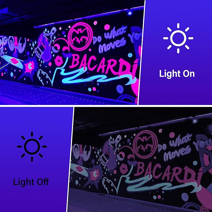 12W Black Lights for Glow Party - Image 3