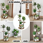 Plant Stand Indoor 4 Tier 5 Potted Multiple Flower Pot Holder - Image 6