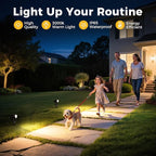 L LOHAS LED Dusk to Dawn Low Voltage Landscape Lighting, 3000K Warm White - Image 7