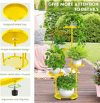 TOSKING 5 Tier Metal Plant Stand Indoor， Plant Shelf, Corner Shelf Flower Pot - Image 8