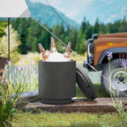 HOMCOM 2.6 Gal Outdoor Cooler Side Table, 3-in-1 Cool Coffee Table - Image 8