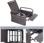 ATR ART TO REAL Outdoor Wicker Recliner Chair - Image 9