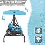 HOMREST 3 Seat Outdoor Porch Swing - Image 2