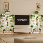 Plant Stand Indoor with 4 Grow Lights - Image 3