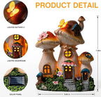 Solar Garden Statue Lights Mushroom Mothers Day Decorations Fairy House - Image 6