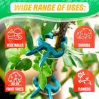 Tomato Plant Support Clips – 60 Pcs Reusable Plastic Garden Clips in 2 Sizes - Image 5