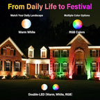 Halloween Christmas Spotlight Outdoor Color Changing Landscape Spotlights - Image 6