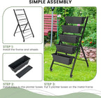 Giantex Vertical Raised Garden Bed on Wheels, Elevated Planter Raised Beds - Image 6