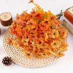 AGIRL 16 Bundles Artificial Fall Flowers Outdoor Indoor Decoration, No Fade - Image 2