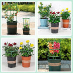 36 Pack Plant Support Stakes for Indoor Plants, Half Round Plant Stakes Ring - Image 4