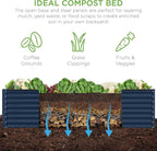 Best Choice Products 8x4x2ft Outdoor Metal Raised Garden Bed, Deep Root Planter - Image 5