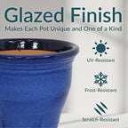 Sunnydaze Large Ceramic Plant Pot - Image 4