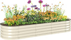 Outsunny 6.5' x 2' x 1' Galvanized Raised Garden Bed Kit, Outdoor Metal by Outsunny