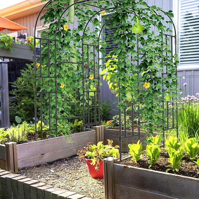 DoCred Large Garden Arch Trellis - Image 5