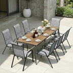 MAMIZO Patio Dining Chairs, Stackable All Weather Teslin Chair, Heavy Duty - Image 9