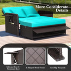 Tangkula Patio Rattan Daybed - Image 5