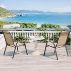 Betterhood Patio Chairs Set of 2, Stackable Outdoor Dining Chairs Set - Image 5