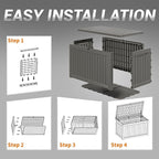 Outdoor Storage Box, Resin Deck Boxes Indoor and outdoor, Waterproof Storage - Image 6