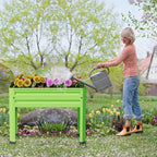Elevated Metal Planter Box Stand Heavy Duty Raised Garden Bed - Image 3