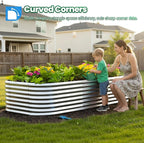 Quictent Galvanized Tall Raised Garden Bed Kit, - Image 2